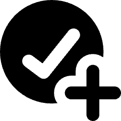 Add Task Reminder Icon from Core Solid Set