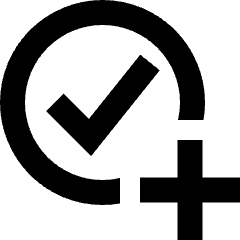 Add Task Reminder Icon from Sharp Remix Set