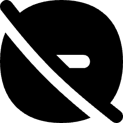 Block Do Not Disturb Off Icon from Flex Solid Set