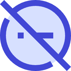 Block Do Not Disturb Off Icon from Sharp Duo Set
