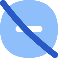 Block Do Not Disturb Off Icon from Flex Flat Set
