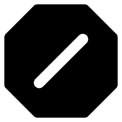 Block Spam List Icon from Core Solid Set