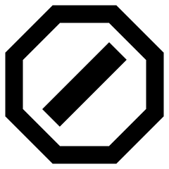 Block Spam List Icon from Sharp Remix Set