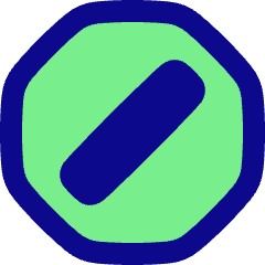 Block Spam List Icon from Plump Pop Set