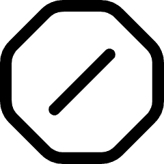 Block Spam List Icon from Flex Line Set