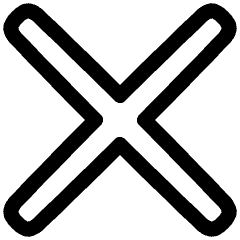 Delete 1 Icon from Plump Line Set