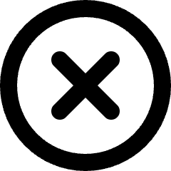 Delete Circle Icon from Micro Line Set