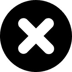 Delete Circle Icon from Micro Solid Set