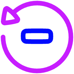 Delete Recently Deleted Icon from Plump Neon Set