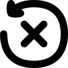 Delete Recently Deleted Cross Icon from Flex Solid Set