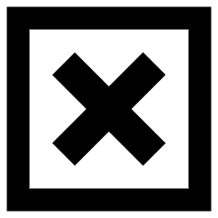 Delete Square Icon from Sharp Remix Set