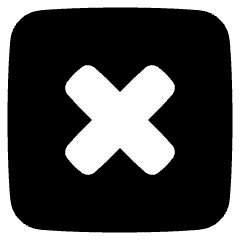 Delete Square Icon from Plump Solid Set