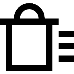 Delete Sweep Trash Icon from Sharp Line Set