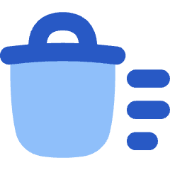 Delete Sweep Trash Icon from Flex Flat Set