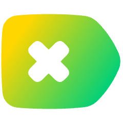 Delete Tag Icon from Plump Gradient Set
