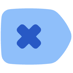 Delete Tag Icon from Plump Flat Set