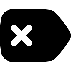 Delete Tag Icon from Flex Solid Set