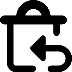 Empty Recycle Bin 1 Icon from Core Remix Set