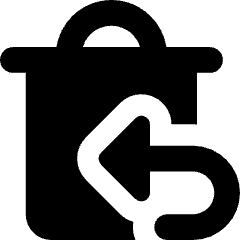 Empty Recycle Bin 1 Icon from Core Solid Set