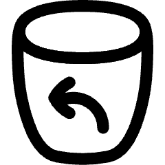 Empty Recycle Bin 2 Icon from Flex Line Set