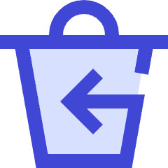 Empty Recycle Bin 2 Icon from Sharp Duo Set