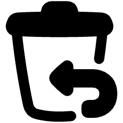 Empty Recycle Bin 2 Icon from Plump Remix Set