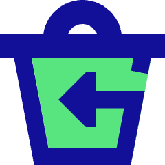 Empty Recycle Bin 2 Icon from Sharp Pop Set