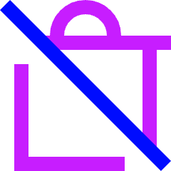 Permanently Delete Icon from Sharp Neon Set