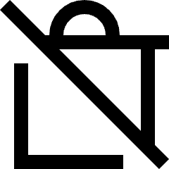 Permanently Delete Icon from Sharp Line Set
