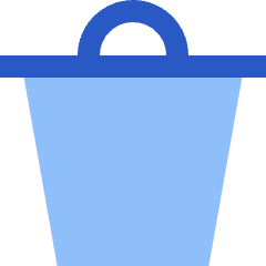 Recycle Bin 1 Icon from Sharp Flat Set