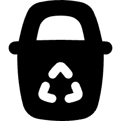 Recycle Bin 1 Icon from Flex Solid Set