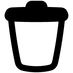 Recycle Bin 1 Icon from Plump Remix Set