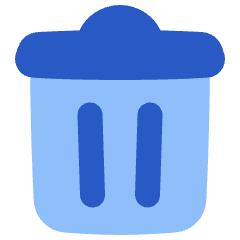 Recycle Bin 2 Icon from Plump Flat Set