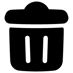 Recycle Bin 2 Icon from Plump Solid Set