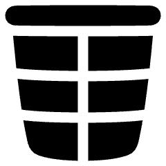 Recycle Bin 3 Icon from Plump Solid Set