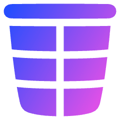 Recycle Bin 3 Icon from Plump Gradient Set