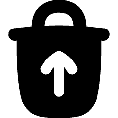 Recycle Bin Throw 1 Icon from Flex Solid Set