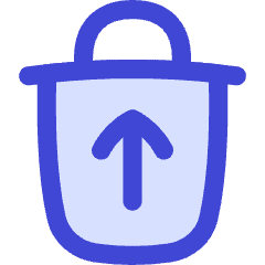 Recycle Bin Throw 1 Icon from Flex Duo Set