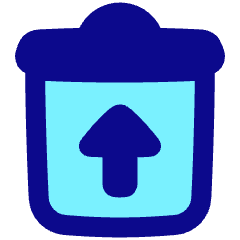 Recycle Bin Throw 1 Icon from Plump Pop Set