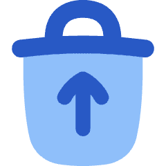 Recycle Bin Throw 1 Icon from Flex Flat Set