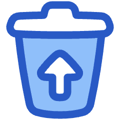 Recycle Bin Throw 2 Icon from Plump Duo Set
