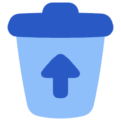 Recycle Bin Throw 2 Icon from Plump Flat Set