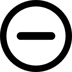 Subtract Circle Icon from Core Remix Set
