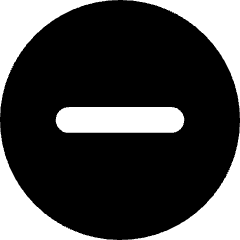 Subtract Circle Icon from Core Solid Set