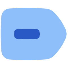 Subtract Tag Icon from Plump Flat Set