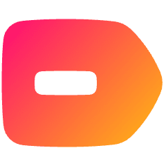 Subtract Tag Icon from Plump Gradient Set