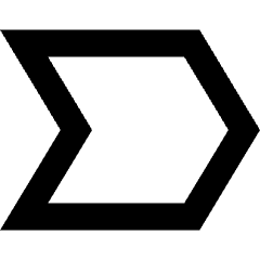 Tag Chevron Icon from Sharp Remix Set