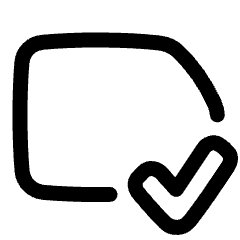 Tag Label Check Select Icon from Plump Line Set