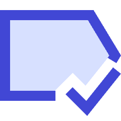 Tag Label Check Select Icon from Sharp Duo Set