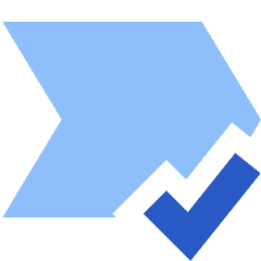 Tag Label Check Select Shevron Icon from Sharp Flat Set